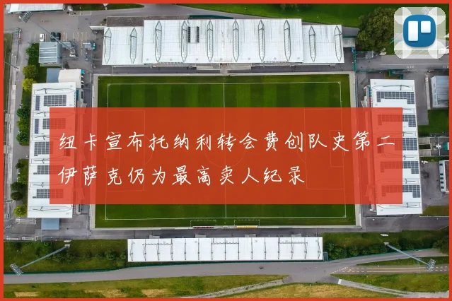 纽卡宣布托纳利转会费创队史第二伊萨克仍为最高卖人纪录